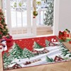 Coolmee Christmas Washable Rugs for Living Room Non-Slip Soft Christmas Tree and Deer No-Shedding Indoor Carpet for Living Room Dining Room Bedroom - 2 of 4