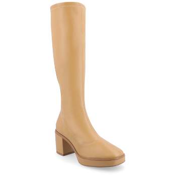 Journee Collection Womens Alondra Tru Comfort Foam Platform Square Toe Boots