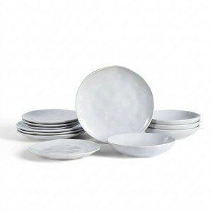 Stone Lain Harper 12-Piece Dinnerware Set with Pasta Bowls