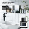 Shower Niche 12X36 Inch, Stainless Steel, Storage for Shower Wall, No Tile Needed Recessed Design, Rectangle Recessed, Shower Installation Kits - 3 of 4