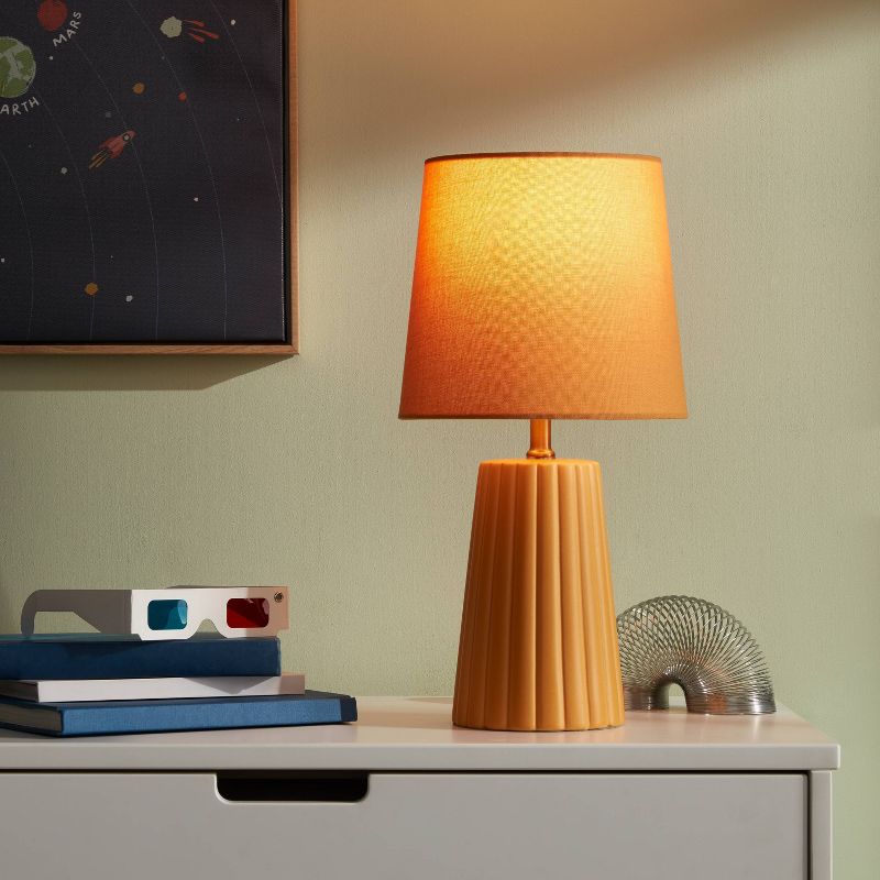 Tapered Ribbed Kids' Table Lamp - Pillowfort™, 3 of 10