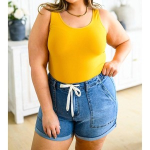 Women's The Basics Reversible Longline Tank - Yelete - 1 of 4