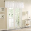 Floral Geometric Pattern Intricate Embroidery Kitchen Curtain, Lightweight Sheer Fabric Curtain for All Decor Styles - 2 of 2