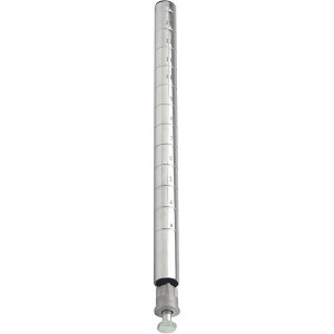 Quantum Storage Systems Post With Leveling Legs, 63"H, Numbered Grooves In 1" Increments - 1 of 2