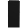 vidaXL Steel Office Cabinet - Black, 35.4"x15.7"x35.4", Tempered Glass Doors, with Lock and Adjustable Shelves, Durable and Easy to Clean. - 3 of 4
