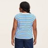 Women's Life of the Party Stripe Sleeveless Graphic T-Shirt -  kate spade new york x Target Blue/White - 2 of 4