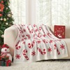 Snuggle Sac Christmas Throw Blanket Soft Knit Bed Blanket 50x60" - 3 of 4