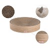 THE LICKER STORE Nelson Modern Cardboard Round Bowl Cat Scratcher with Catnip - 3 of 4