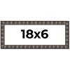 PosterPalooza | Panoramic Deco Black Picture Frame - UV Acrylic, Foam Board Backing, Hanging Hardware - 2 of 4