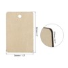 Unique Bargains Blank Hanging Ornaments DIY Craft Unfinished Craft Wood Slices 2x1.3 Inch - 2 of 4