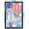 Trends International Hello Kitty and Friends: 22 Seize The Moment - Hot Air Balloons Framed Wall Poster Prints - 3 of 4