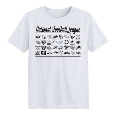 Boys' NFL Teams Short Sleeve Graphic T-Shirt - White