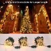 FAAYFIAN 69.6 ft 300-Count Warm White Incandescent Mini Christmas Lights, Connectable Green Wire Indoor/Outdoor Light String - 2 of 4