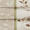 6pc Monroe Embroidered Cotton Jacquard Towel Set - Madison Park - 2 of 4