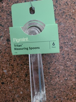 12pc Tritan Plastic Measuring Cups And Spoons Set Clear - Figmint™ : Target