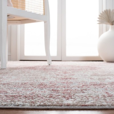 Ethereal Ivory Abstract 4' x 6' Synthetic Area Rug