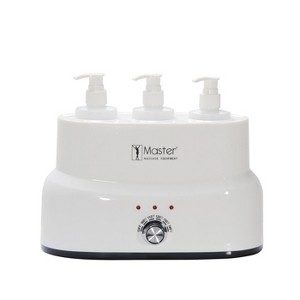 Master Massage 3-bottle Oil, Lotion, Cream Warmer Salon SPA Massage Body Therapy - 1 of 2