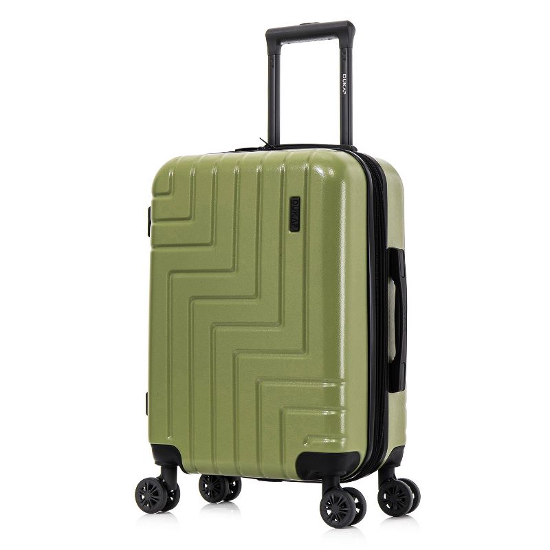 DUKAP Zahav Lightweight Hardside Carry On Spinner Suitcase - Green, 1 of 18