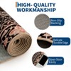 Acekool Area Rugs: Washable Non-Slip Boho Floral Carpet, Soft Low Pile Foldable Stain Resistant Rugs for Living Room, Bedroom, Home, Dining Room - 2 of 4