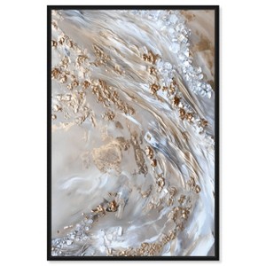 Art Remedy Parchment Tide Elegant Gold Abstract Framed - 1 of 4