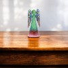 Slickblue Handcrafted 4" Painted Steel Angel, Perfect Holiday Decoration for Table or Mantle - 3 of 3