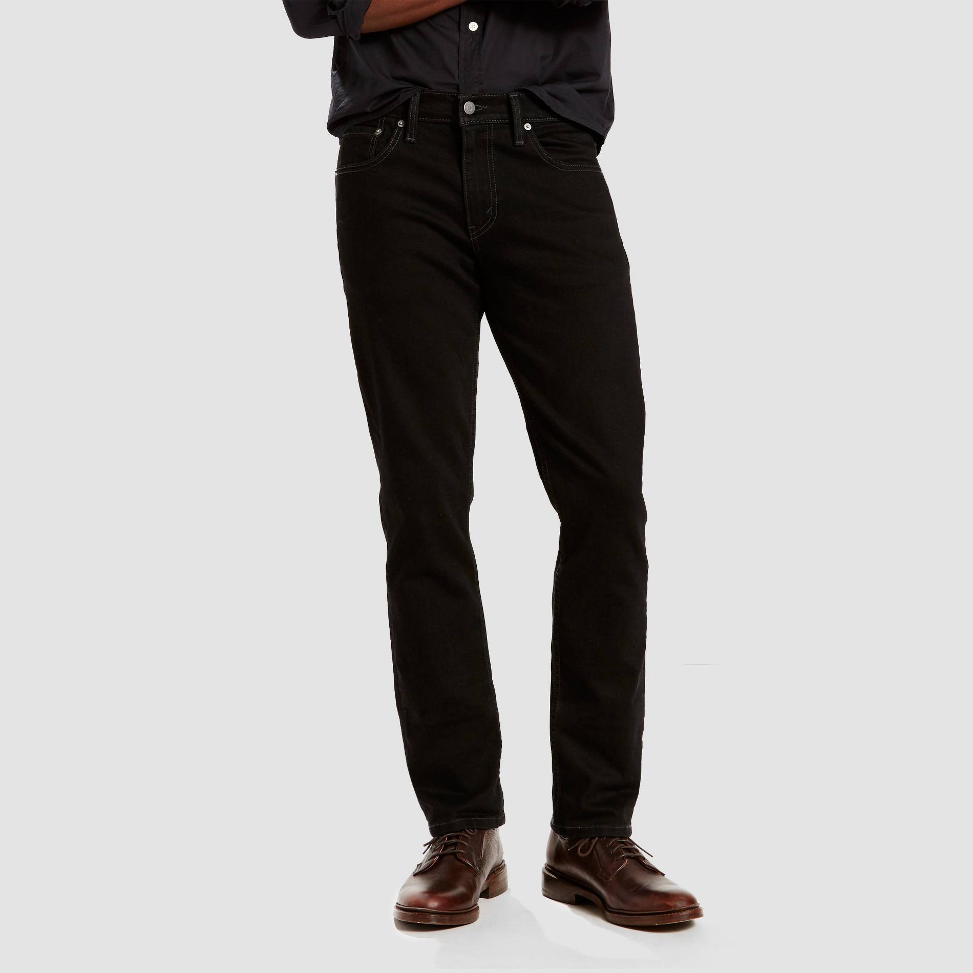 Levi's® Men's 511™ Slim Fit Jeans - Black Denim 34x32: Heavyweight Cotton, Mid Rise, Stretch Denim