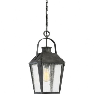 Quoizel Lighting Carriage 1 - Light Pendant in  Mottled Black