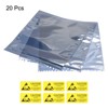 Unique Bargains Antistatic Resealable Durable Shielding Hard Drive Bags 20 Pcs - 3 of 3