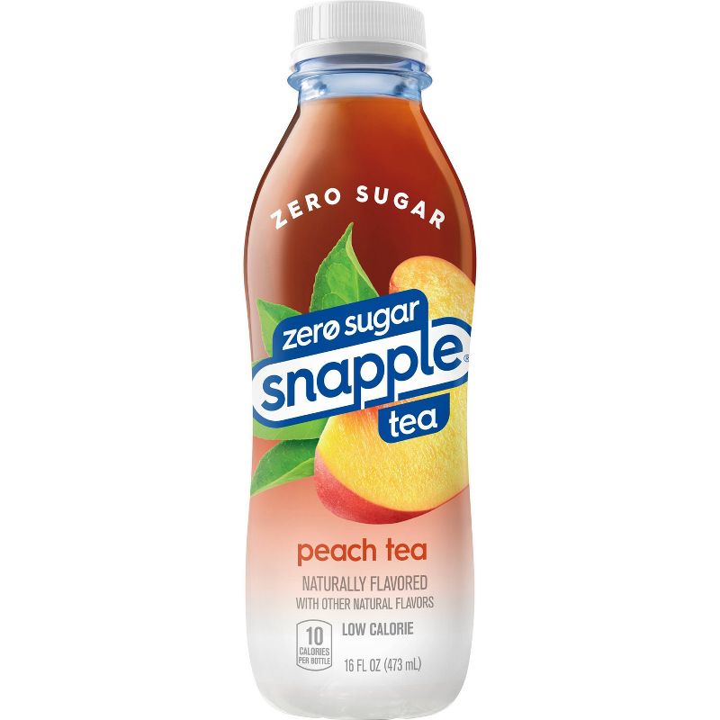 Snapple Zero Sugar Peach Tea - 6pk/16 fl oz Bottles, 4 of 8