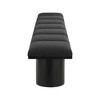 Meridian Furniture,Pavilion Boucle Fabric Bench - 3 of 4
