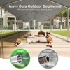 XBRIGH Outdoor Dog Kennel with Waterproof Cover,UV-Resistant Roof and Secure Locking Mechanism for Large Dogs,Durable Metal Enclosure - 3 of 4