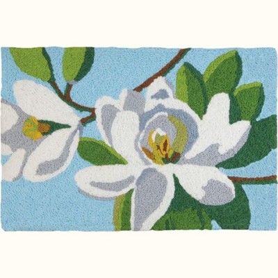 Jellybean Magnolia Time Indoor & Outdoor Rug: Elegant Accent for Indoor & Outdoor Spaces 20"X30"