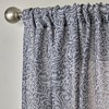 SKL Home By Saturday Knight Ltd Soft Swirl Window Curtain Panel - Charcoal - image 2 of 4