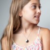 Girls' Round Shaped Photo Sterling Silver Locket Necklace - In Season Jewelry - 3 of 4