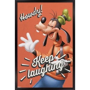 Trends International Disney Goofy: Good Old Days - Keep Laughing Framed Wall Poster Prints - 1 of 4