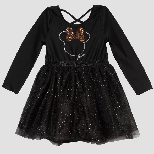 Toddler Girls Mickey Mouse Friends Minnie Mouse Tutu Dress Black 5t