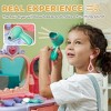 Acoinel Vanity Set with Mirror Hair Dryer and Stool for Kids - 3 of 4