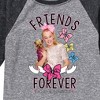 Boys' JoJo Siwa Friends Forever  - Athletic Heather/Heather Black - Large - 2 of 4