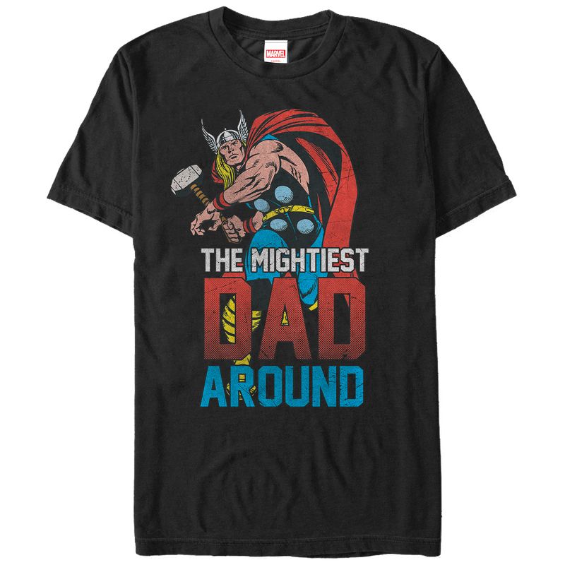 Men's Marvel Thor Mightiest Dad T-Shirt, 1 of 5