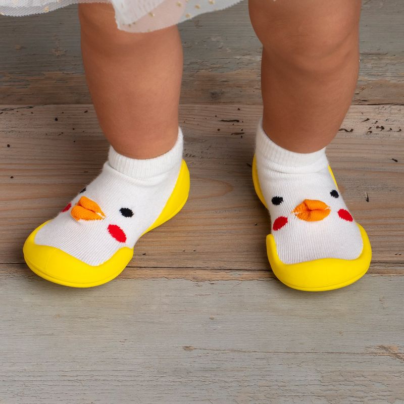 Komuello Baby Boy/ Girl First Walk Sock Shoes Chicks, 5 of 8