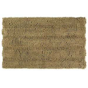 Unique Bargains Absorbent Chenille Bath High Pile Quick Dry Bath Machine Washable Rugs - 1 of 4