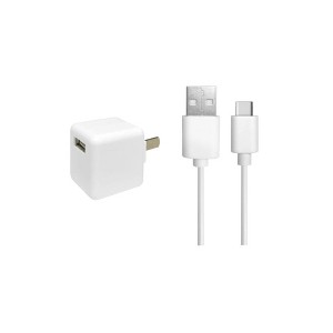 Ciao Tech Type-C Travel Kit, USB to Type-C Cable Plus USB Charging Brick Adapter - 1 of 3