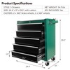 Rolling Tool Box 5 Drawers Tool Chest with Wheels and Drawers,Tool Cart On Wheels with Tray Divider Set,Tool Storage Cabinet for Workshop Garage - 2 of 4