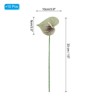 Unique Bargains Artificial Anthurium Lily Flowers for Home Decor 10 Pcs - 2 of 4