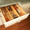 The Lakeside Collection Set of 2 Tension-Mount Bamboo Drawer Organizers 2 Pieces - 4 of 4