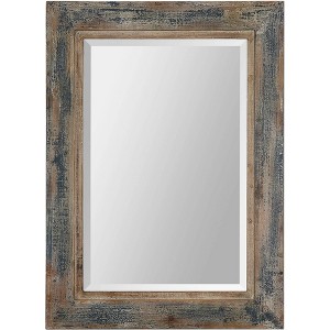 Uttermost Bozeman 38" High Slate Blue Wall Mirror - 1 of 1