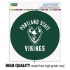 Portland State University Vikings Logo Automotive Car Window Locker Circle Bumper Sticker - 3 of 4