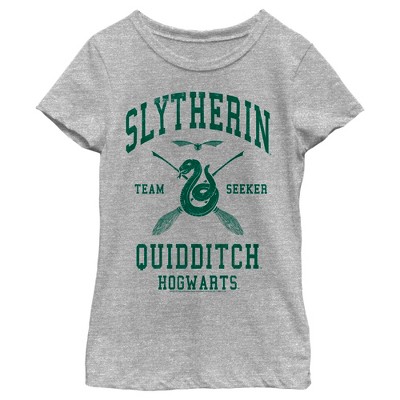 Harry Girl\'s Potter Target : Quidditch T-shirt Team Slytherin Seeker