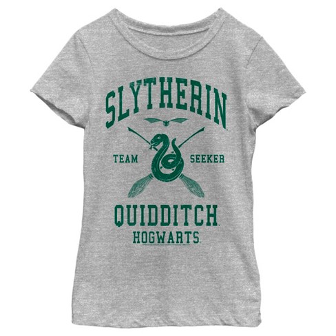 Girl's Harry Potter Slytherin Quidditch Team Seeker T-shirt : Target