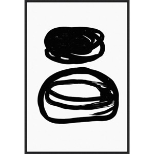 23" x 33" Potato Swirls by PI Gallerie Framed Canvas Wall Art Print - Amanti Art: Large Abstract Decor - 1 of 4